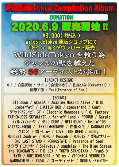 The Blue Scleam Wildside Tokyo Compilation Album.png